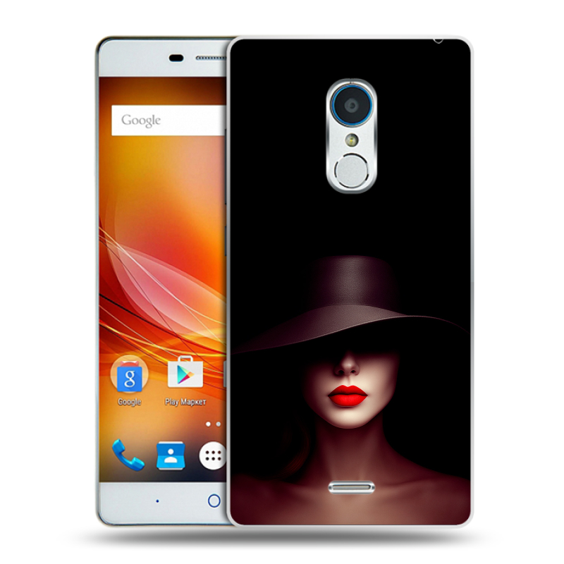 Пластиковый чехол на ZTE Blade X9 с принтом Девушка в шляпе Пластиковый чехол на ZTE Blade X9 с принтом Девушка в шляпе