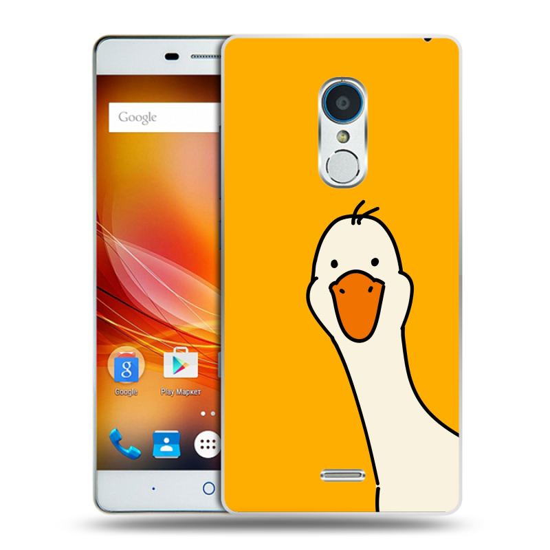 Силиконовый чехол на ZTE Blade X9 с принтом Утка Силиконовый чехол на ZTE Blade X9 с принтом Утка