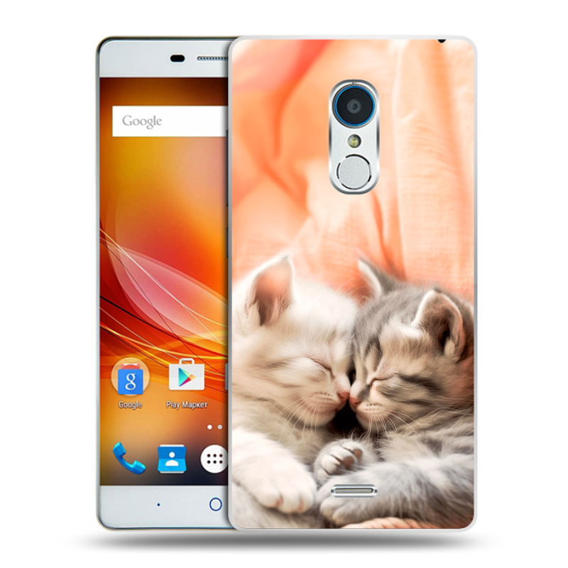 Пластиковый чехол на ZTE Blade X9 с принтом Котята Пластиковый чехол на ZTE Blade X9 с принтом Котята