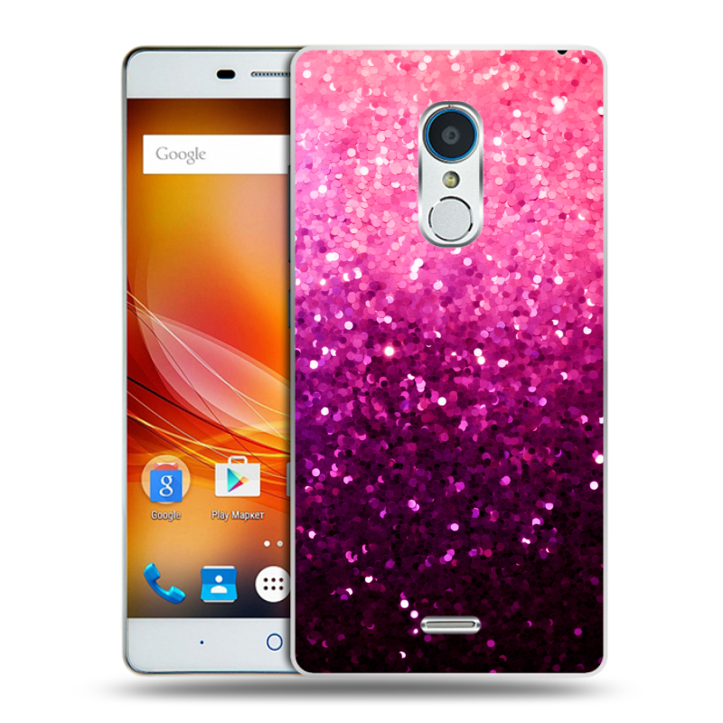 Пластиковый чехол на ZTE Blade X9 с принтом Блестки Пластиковый чехол на ZTE Blade X9 с принтом Блестки