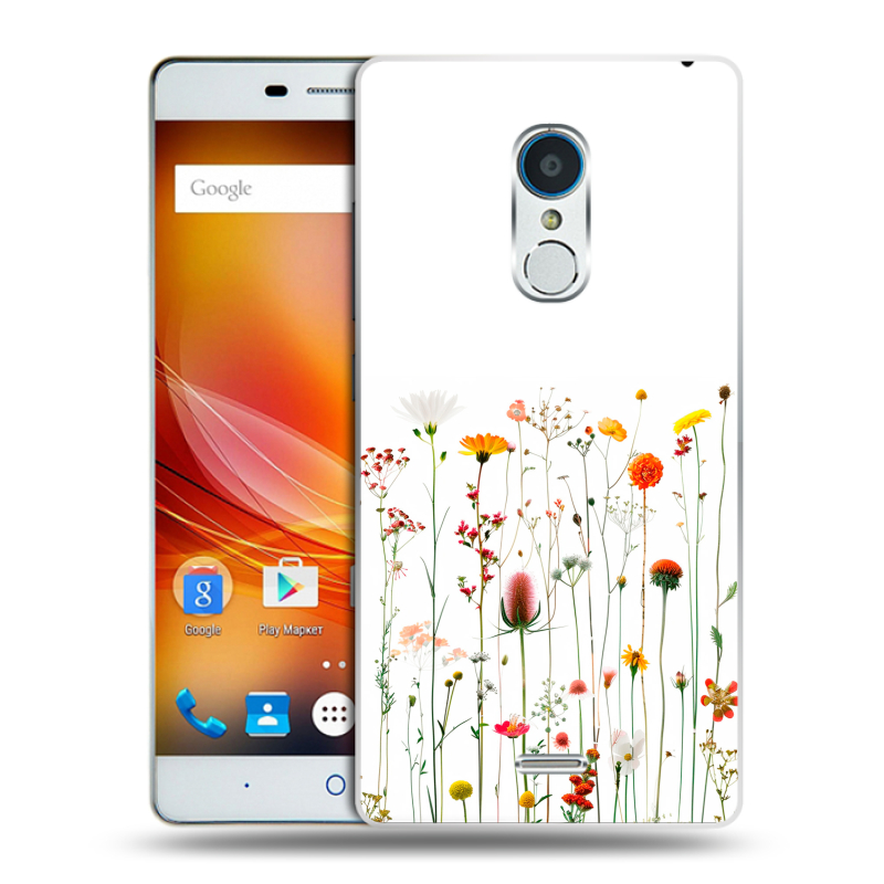 Пластиковый чехол на ZTE Blade X9 с принтом цветы Пластиковый чехол на ZTE Blade X9 с принтом цветы