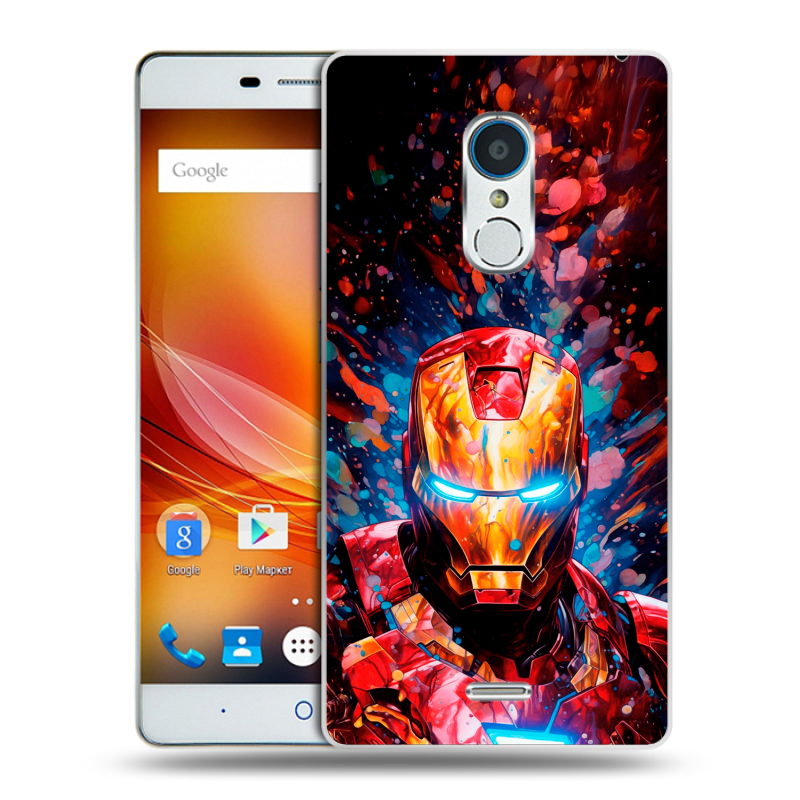 Пластиковый чехол на ZTE Blade X9 с принтом Железный человек Ironman Пластиковый чехол на ZTE Blade X9 с принтом Железный человек Ironman