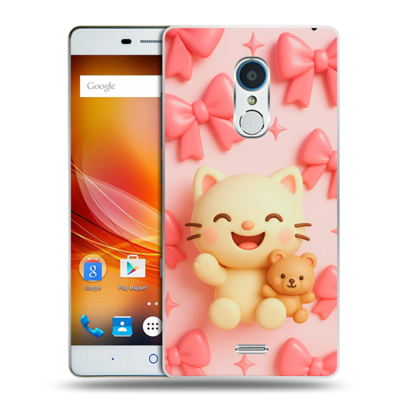 Пластиковый чехол на ZTE Blade X9 с принтом для девочек Пластиковый чехол на ZTE Blade X9 с принтом для девочек