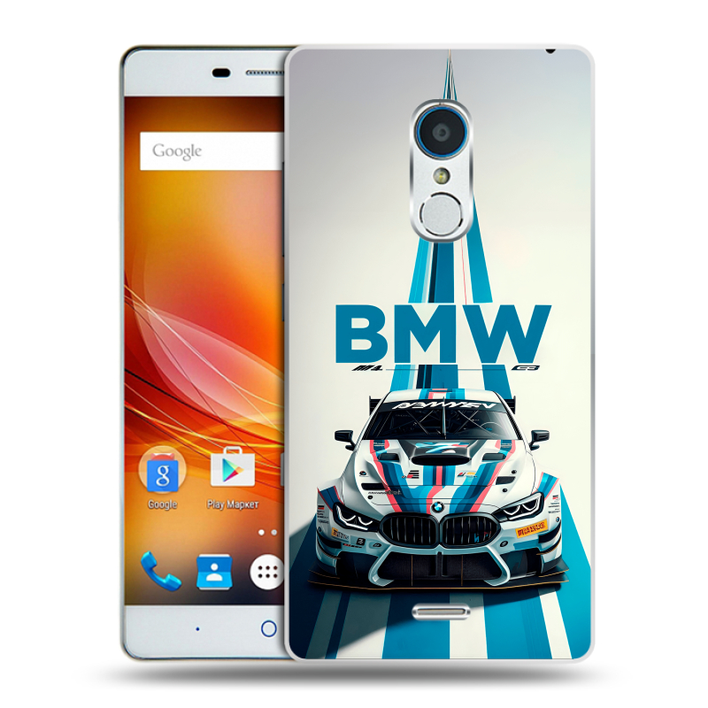 Силиконовый чехол на ZTE Blade X9 с принтом БМВ BMW Силиконовый чехол на ZTE Blade X9 с принтом БМВ BMW