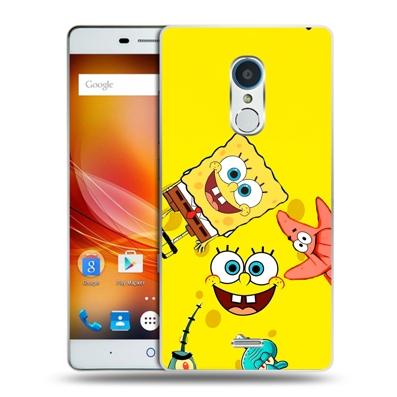 Силиконовый чехол на ZTE Blade X9 с принтом Спанч боб Спанчбоб Силиконовый чехол на ZTE Blade X9 с принтом Спанч боб Спанчбоб