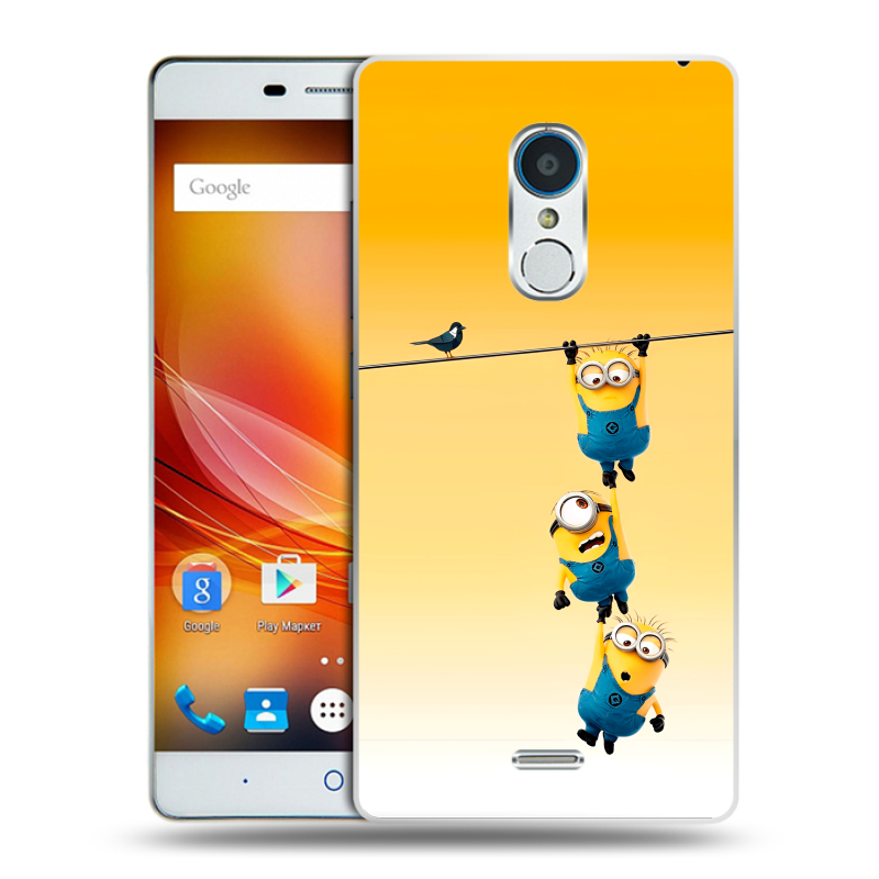 Пластиковый чехол на ZTE Blade X9 с принтом Миньоны Пластиковый чехол на ZTE Blade X9 с принтом Миньоны