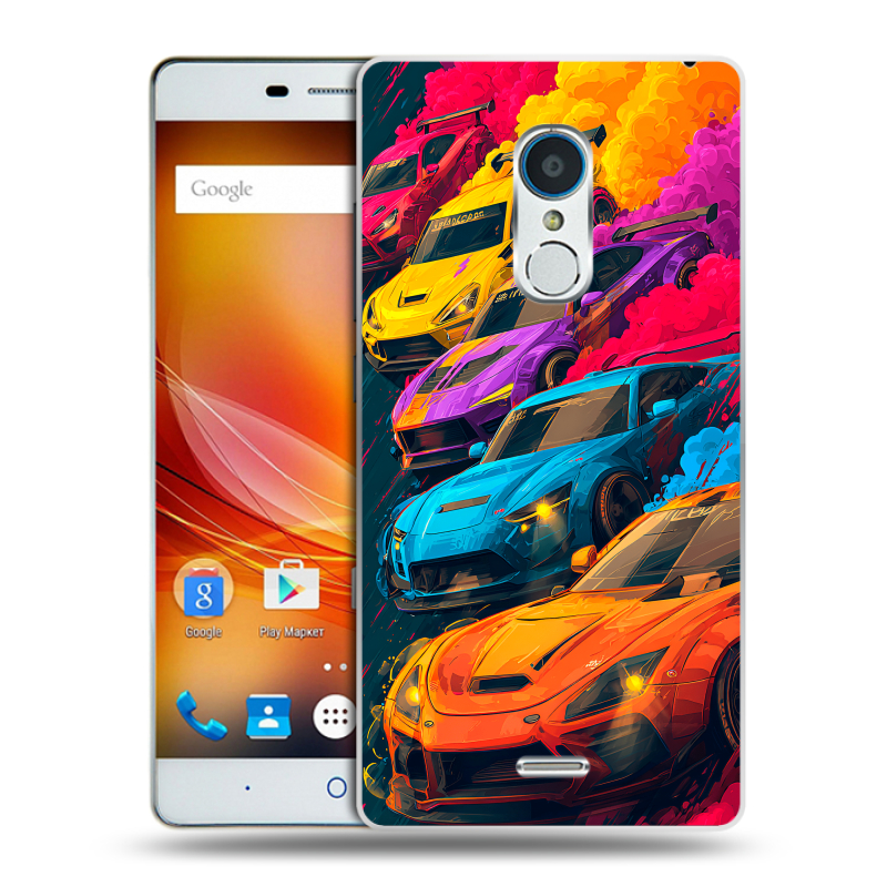 Пластиковый чехол на ZTE Blade X9 с принтом Тачки Пластиковый чехол на ZTE Blade X9 с принтом Тачки