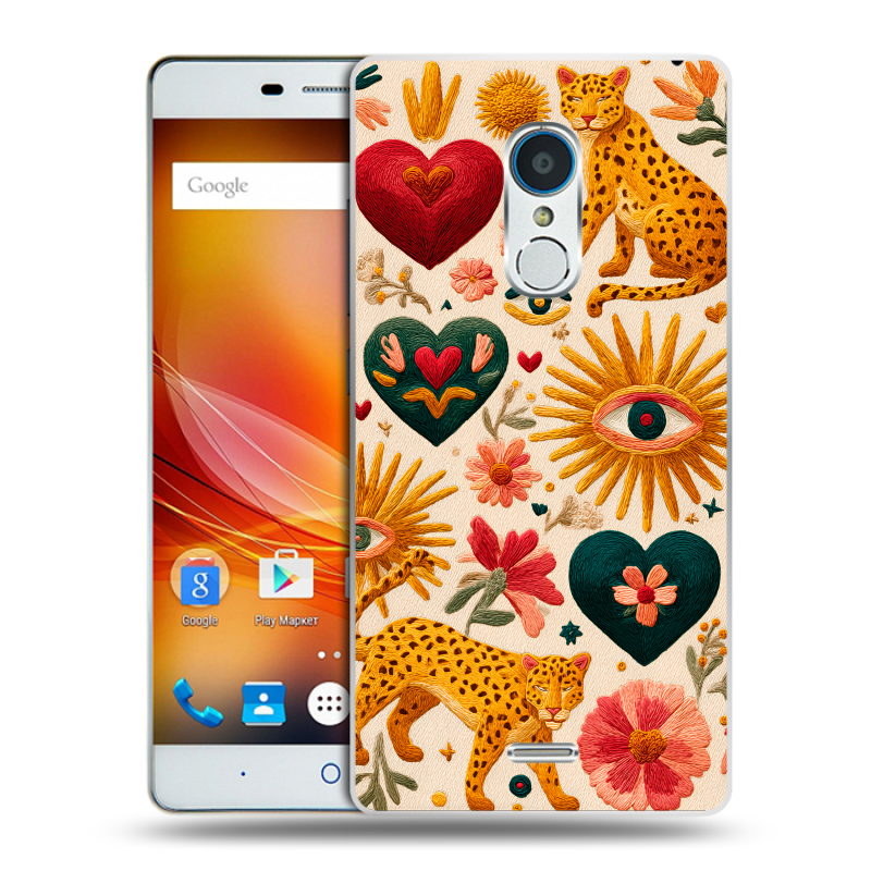 Пластиковый чехол на ZTE Blade X9 с принтом Модный принт Пластиковый чехол на ZTE Blade X9 с принтом Модный принт