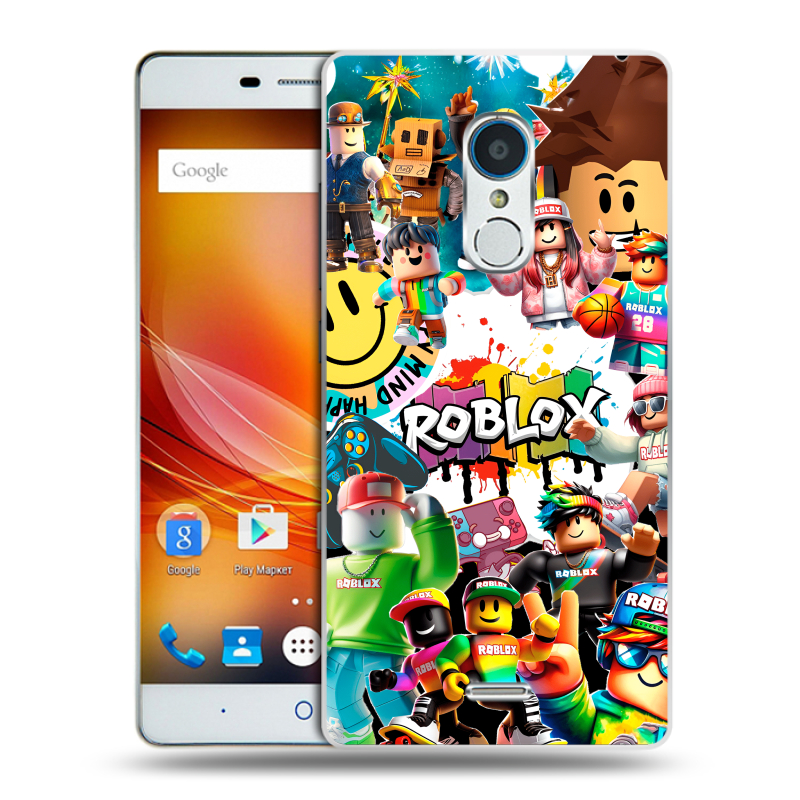 Пластиковый чехол на ZTE Blade X9 с принтом Roblox Роблокс Пластиковый чехол на ZTE Blade X9 с принтом Roblox Роблокс