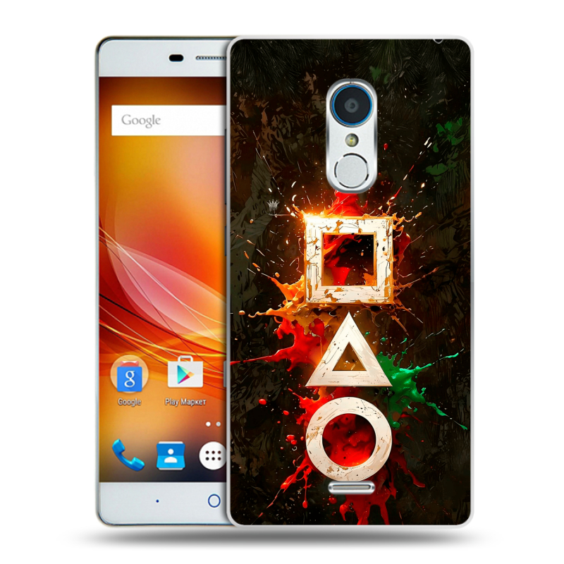 Силиконовый чехол на ZTE Blade X9 с принтом Squid Game Игра кальмара Силиконовый чехол на ZTE Blade X9 с принтом Squid Game Игра кальмара
