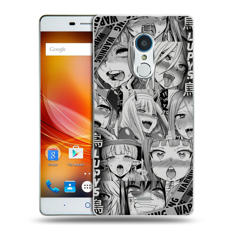 Силиконовый чехол на ZTE Blade X9 с принтом Ahegao Ахегао Аниме Силиконовый чехол на ZTE Blade X9 с принтом Ahegao Ахегао Аниме