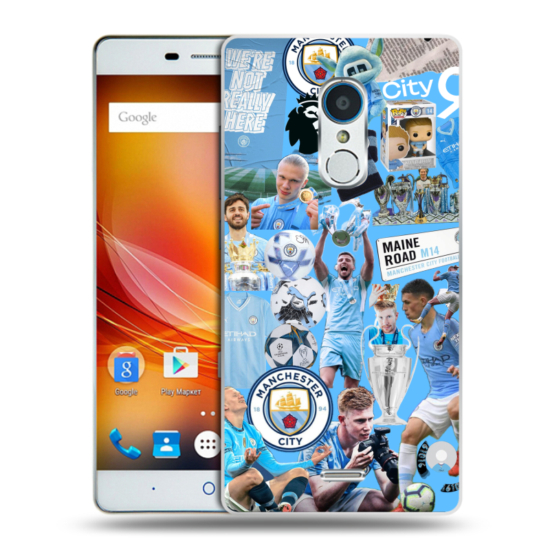 Силиконовый чехол на ZTE Blade X9 с принтом Man City Манчестер Сити Силиконовый чехол на ZTE Blade X9 с принтом Man City Манчестер Сити