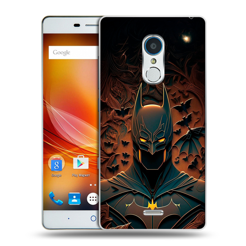 Пластиковый чехол на ZTE Blade X9 с принтом Batman Бэтмен Пластиковый чехол на ZTE Blade X9 с принтом Batman Бэтмен