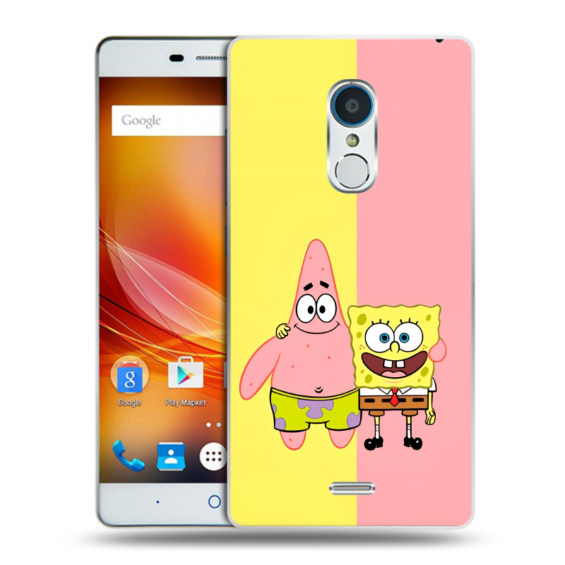 Силиконовый чехол на ZTE Blade X9 с принтом Спанч боб Спанчбоб Силиконовый чехол на ZTE Blade X9 с принтом Спанч боб Спанчбоб