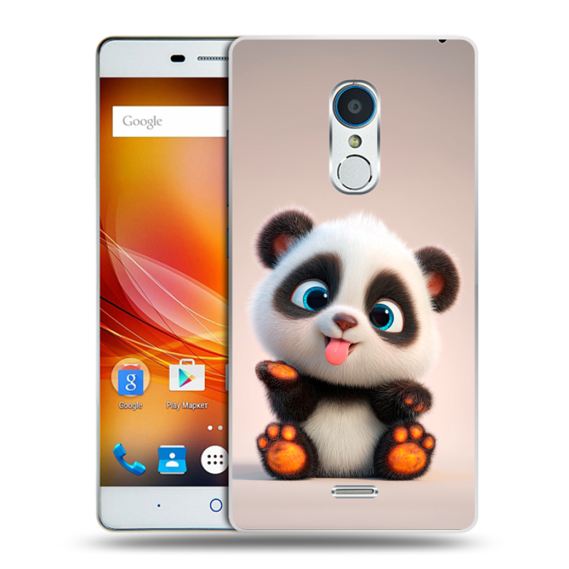 Пластиковый чехол на ZTE Blade X9 с принтом милая панда Пластиковый чехол на ZTE Blade X9 с принтом милая панда
