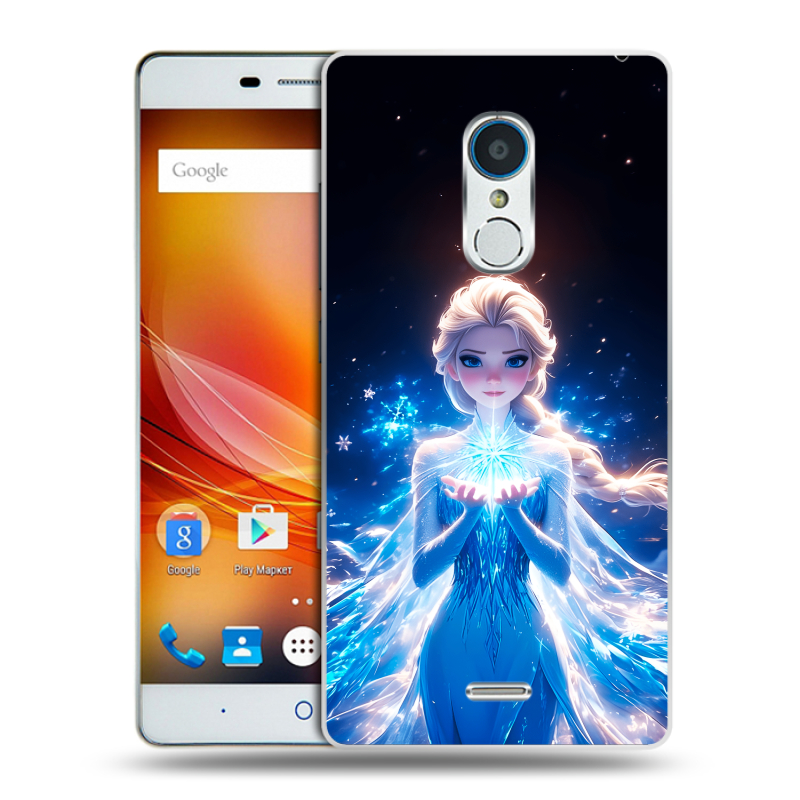 Силиконовый чехол на ZTE Blade X9 с принтом Холодное сердце Frozen Силиконовый чехол на ZTE Blade X9 с принтом Холодное сердце Frozen