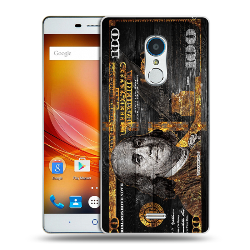 Силиконовый чехол на ZTE Blade X9 с принтом Доллар деньги Силиконовый чехол на ZTE Blade X9 с принтом Доллар деньги