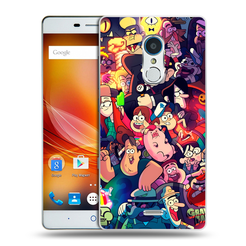 Силиконовый чехол на ZTE Blade X9 с принтом Gravity Falls Гравити Фолз Силиконовый чехол на ZTE Blade X9 с принтом Gravity Falls Гравити Фолз