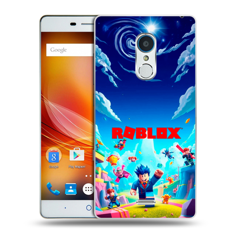 Силиконовый чехол на ZTE Blade X9 с принтом Roblox Роблокс Силиконовый чехол на ZTE Blade X9 с принтом Roblox Роблокс