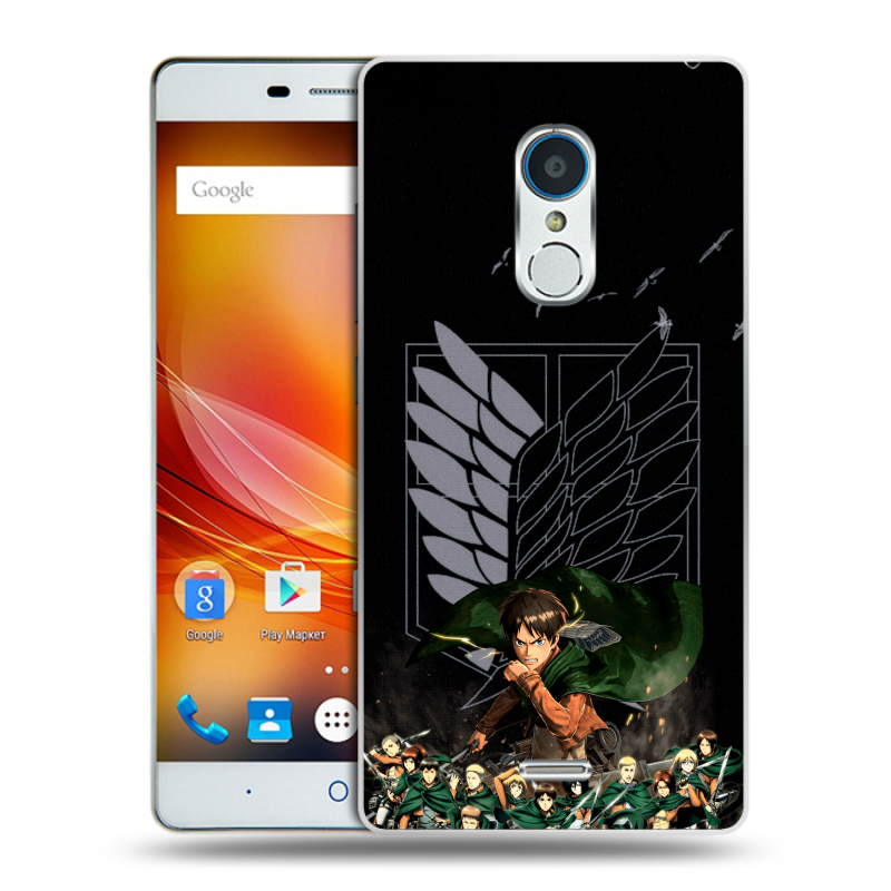 Пластиковый чехол на ZTE Blade X9 с принтом Атака титанов Пластиковый чехол на ZTE Blade X9 с принтом Атака титанов