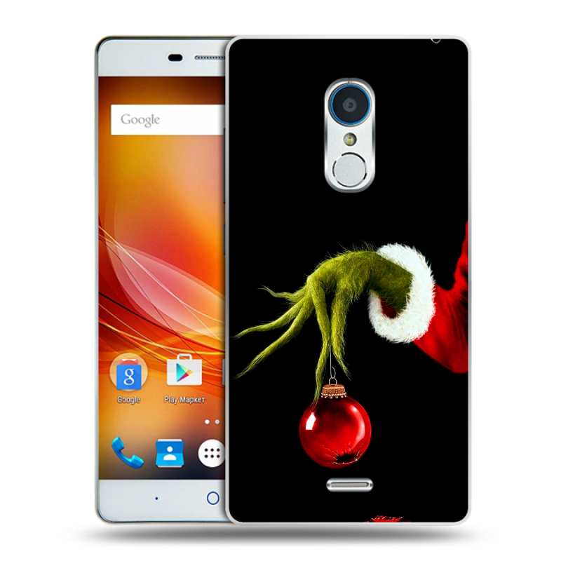 Пластиковый чехол на ZTE Blade X9 с принтом Новый год Гринч Пластиковый чехол на ZTE Blade X9 с принтом Новый год Гринч