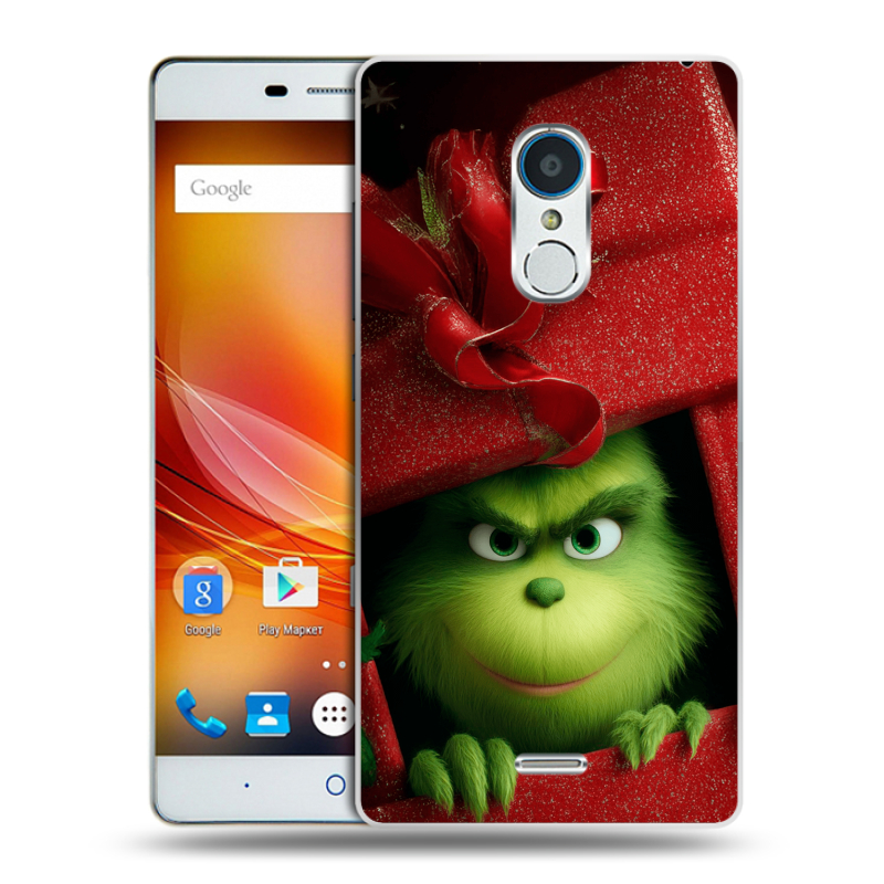 Силиконовый чехол на ZTE Blade X9 с принтом Новый год Силиконовый чехол на ZTE Blade X9 с принтом Новый год