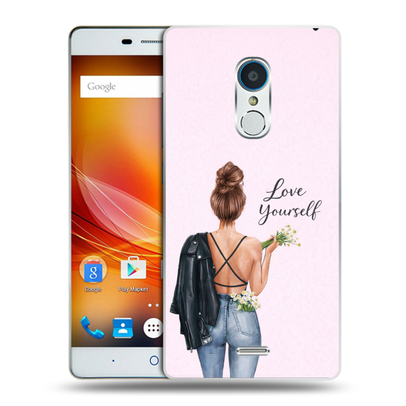 Пластиковый чехол на ZTE Blade X9 с принтом женский Пластиковый чехол на ZTE Blade X9 с принтом женский
