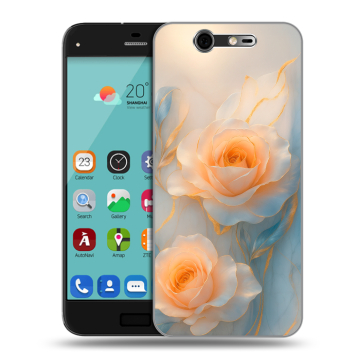 Силиконовый чехол на ZTE Blade S7 с принтом Женский