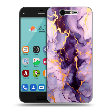 Силиконовый чехол на ZTE Blade S7 с принтом Мрамор Силиконовый чехол на ZTE Blade S7 с принтом Мрамор