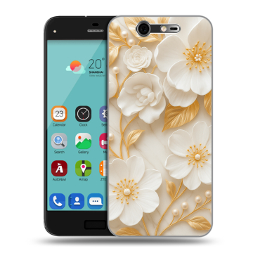 Силиконовый чехол на ZTE Blade S7 с принтом Цветы Силиконовый чехол на ZTE Blade S7 с принтом Цветы