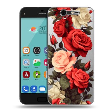 Силиконовый чехол на ZTE Blade S7 с принтом Розы Силиконовый чехол на ZTE Blade S7 с принтом Розы