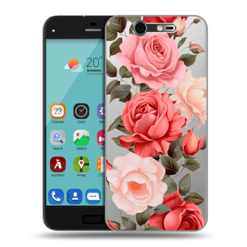 Силиконовый чехол на ZTE Blade S7 с принтом Розы Силиконовый чехол на ZTE Blade S7 с принтом Розы