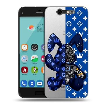 Силиконовый чехол на ZTE Blade S7 с принтом Луи робот Силиконовый чехол на ZTE Blade S7 с принтом Луи робот