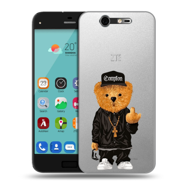 Силиконовый чехол на ZTE Blade S7 с принтом Плюшевый медведь Силиконовый чехол на ZTE Blade S7 с принтом Плюшевый медведь