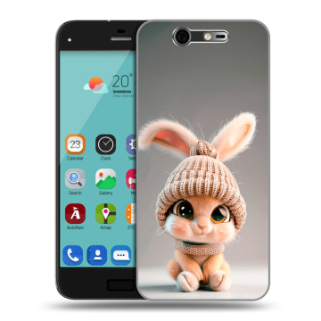 Силиконовый чехол на ZTE Blade S7 с принтом Кролик Силиконовый чехол на ZTE Blade S7 с принтом Кролик