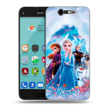 Силиконовый чехол на ZTE Blade S7 с принтом Холодное сердце Frozen Силиконовый чехол на ZTE Blade S7 с принтом Холодное сердце Frozen