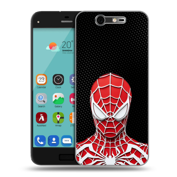 Силиконовый чехол на ZTE Blade S7 с принтом человек паук spiderman