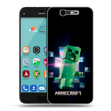 Силиконовый чехол на ZTE Blade S7 с принтом Майнкрафт Minecraft Силиконовый чехол на ZTE Blade S7 с принтом Майнкрафт Minecraft