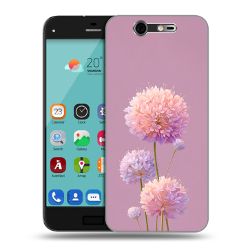 Силиконовый чехол на ZTE Blade S7 с принтом Цветы