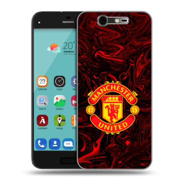 Силиконовый чехол на ZTE Blade S7 с принтом Manchester United