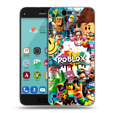 Силиконовый чехол на ZTE Blade S7 с принтом Roblox Роблокс Силиконовый чехол на ZTE Blade S7 с принтом Roblox Роблокс