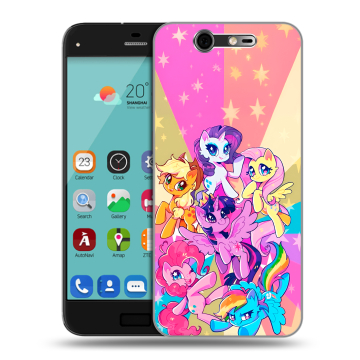 Силиконовый чехол на ZTE Blade S7 с принтом My little pony Дружба чудо Силиконовый чехол на ZTE Blade S7 с принтом My little pony Дружба чудо