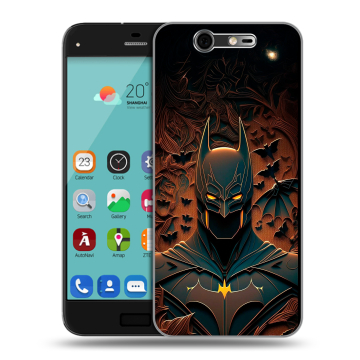 Силиконовый чехол на ZTE Blade S7 с принтом Batman Бэтмен