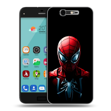 Силиконовый чехол на ZTE Blade S7 с принтом Spiderman Человек паук Силиконовый чехол на ZTE Blade S7 с принтом Spiderman Человек паук