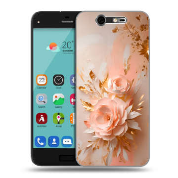 Силиконовый чехол на ZTE Blade S7 с принтом женский