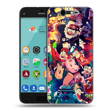 Силиконовый чехол на ZTE Blade S7 с принтом Gravity Falls Гравити Фолз Силиконовый чехол на ZTE Blade S7 с принтом Gravity Falls Гравити Фолз
