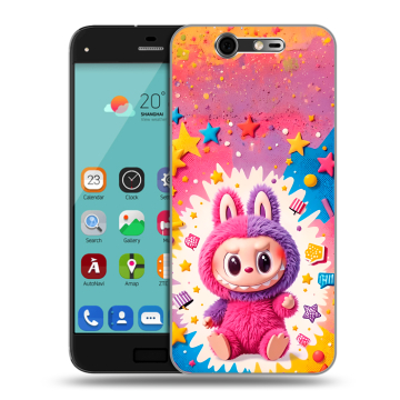 Силиконовый чехол на ZTE Blade S7 с принтом Labubu Лабубу Силиконовый чехол на ZTE Blade S7 с принтом Labubu Лабубу