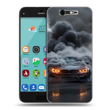 Силиконовый чехол на ZTE Blade S7 с принтом BMW БМВ Силиконовый чехол на ZTE Blade S7 с принтом BMW БМВ