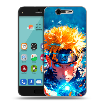 Силиконовый чехол на ZTE Blade S7 с принтом Аниме Наруто Naruto