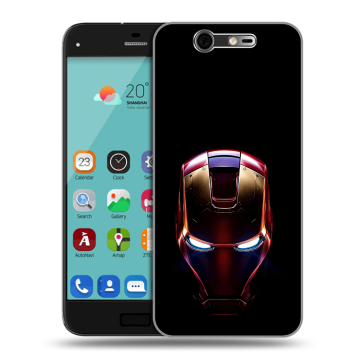 Силиконовый чехол на ZTE Blade S7 с принтом IronMan Железный человек Силиконовый чехол на ZTE Blade S7 с принтом IronMan Железный человек